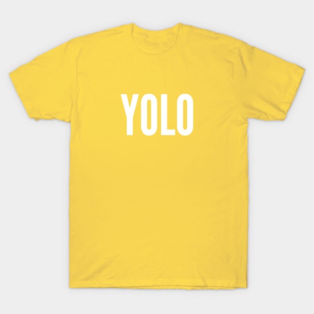 Pop Culture - YOLO - Funny Pop Culture Slogan T-Shirt by sillyslogans